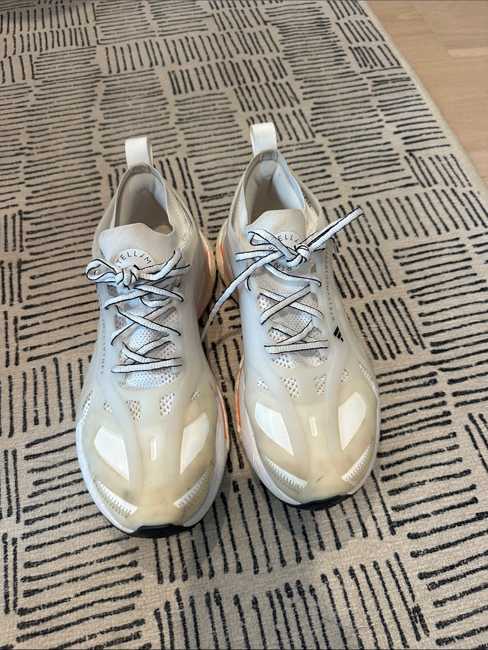 Stella McCartney Off-White and Black Women's Sneakers